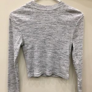 H&M Long Sleeve Crop Top